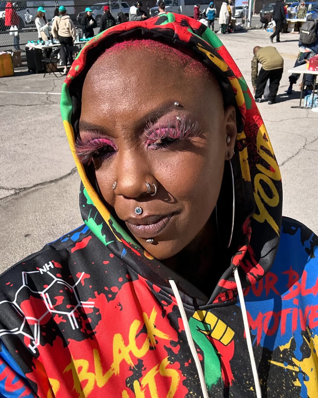 Shirley Raines, Ms Shirley, founder of Beauty 2 the Streetz, poses for a photot