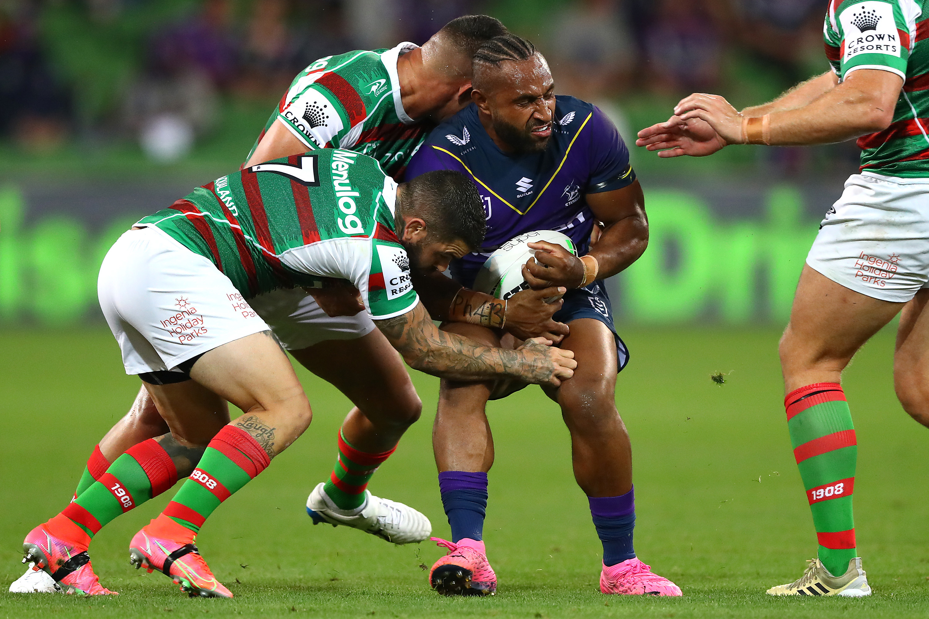 Nrl 2021 Melbourne Storm Centre Justin Olam Explains Big Mistake