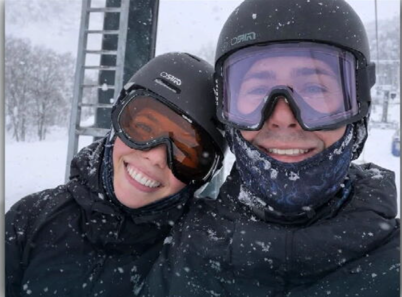 Hurst was enjoying a ski season in Japan when he tragically died.