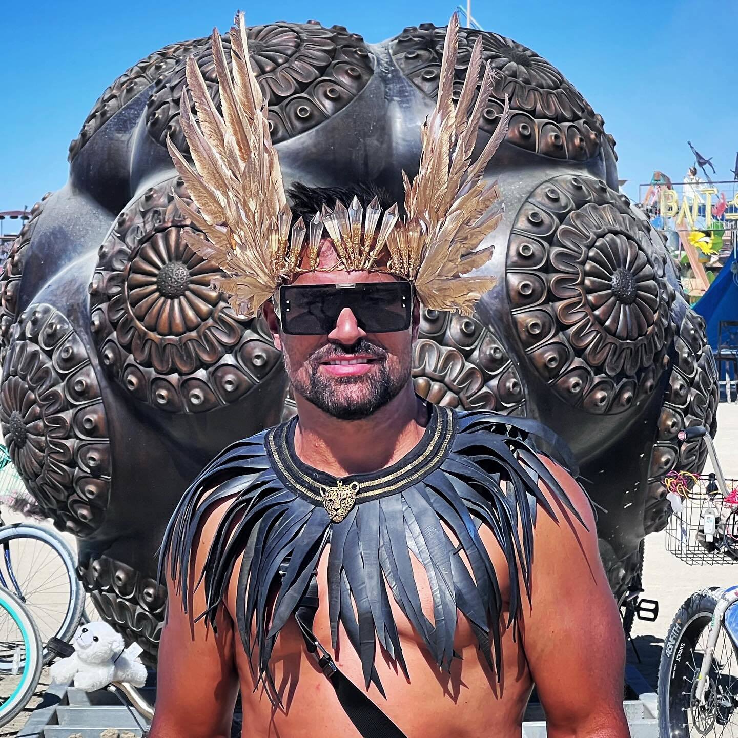 Manu Bennett Burning Man