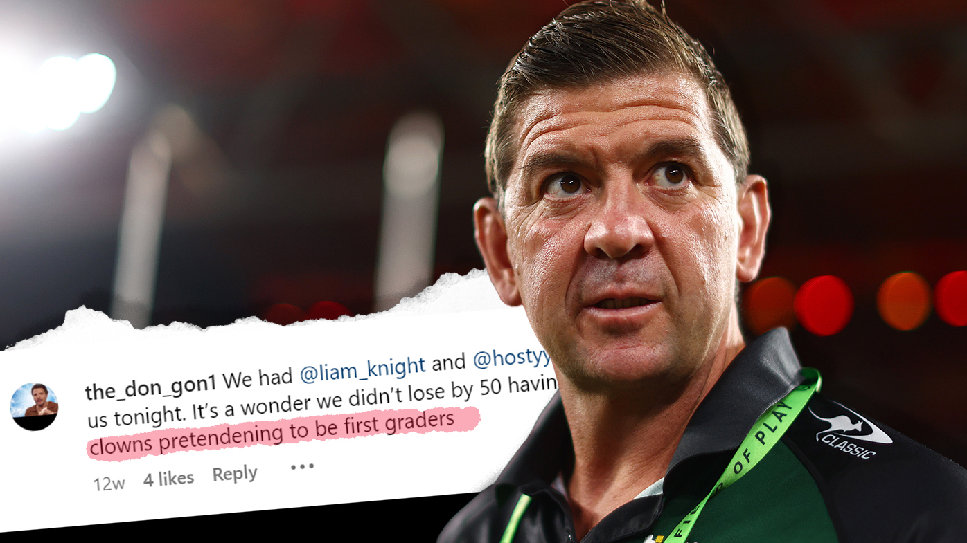Rabbitohs coach Jason Demetriou has apologised for liking this Instagram post.