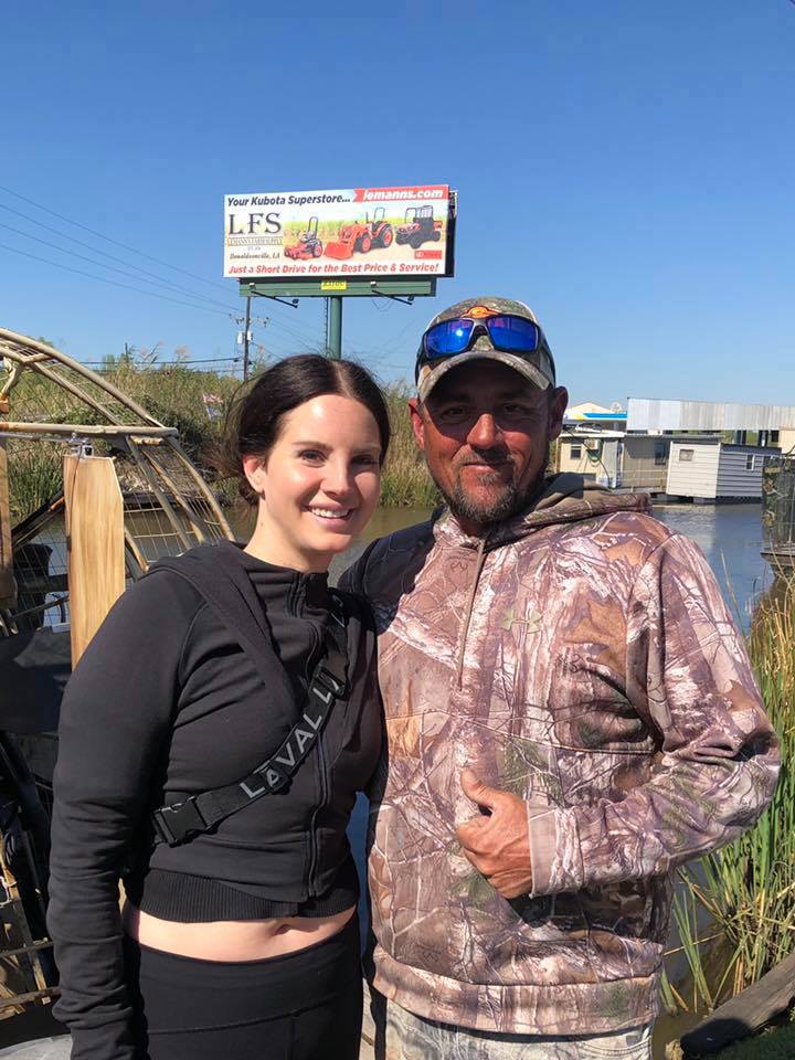 Lana Del Rey with husband Jeremy Dufrene in 2019