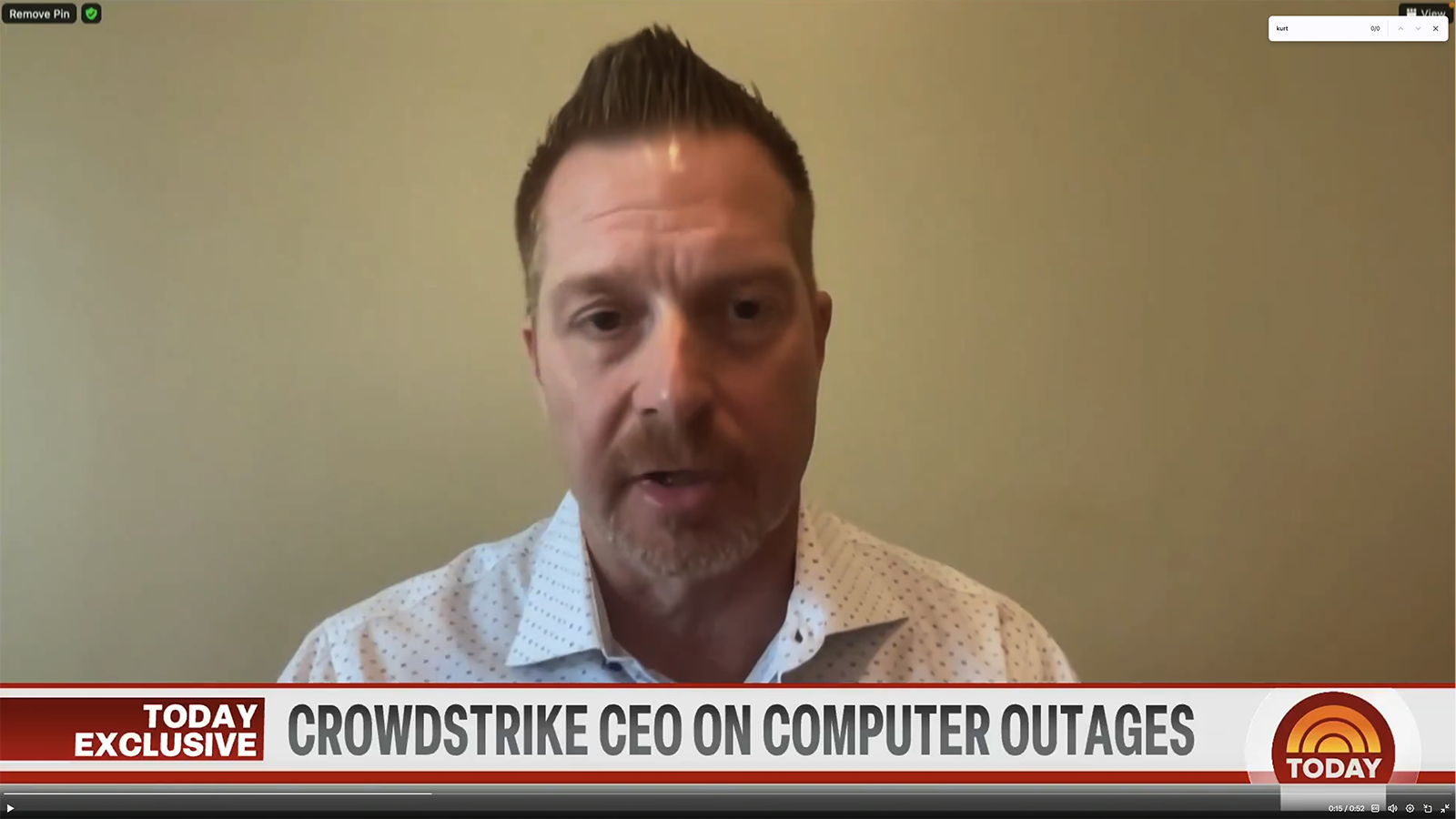 George Kurtz, director ejecutivo de CrowdStrike