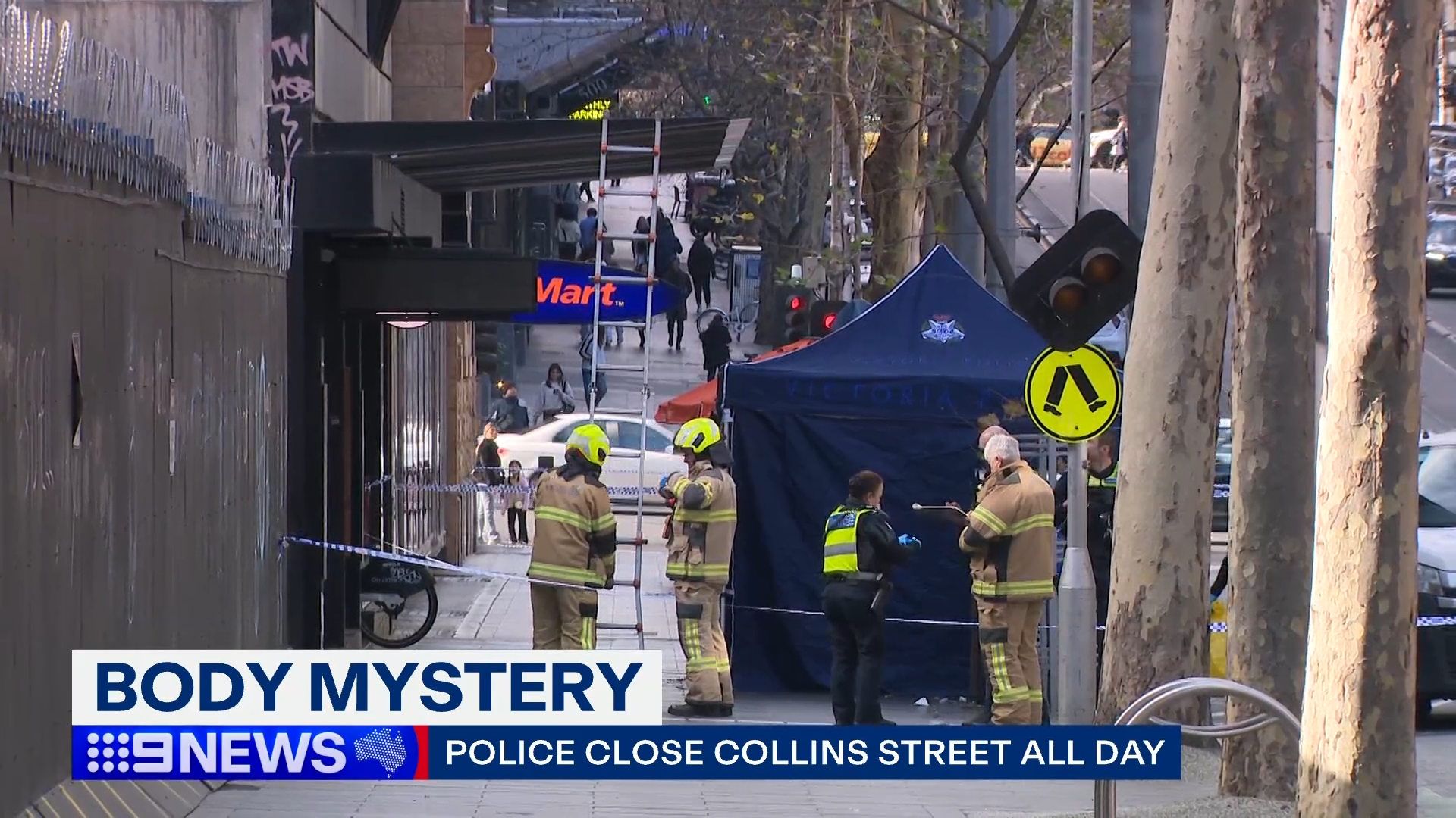 Mystery body found on footpath in Melbourne's CBD