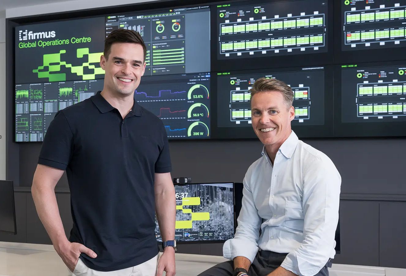 Firmus co-chief executives Tim Rosenfield and Oliver Curtis.