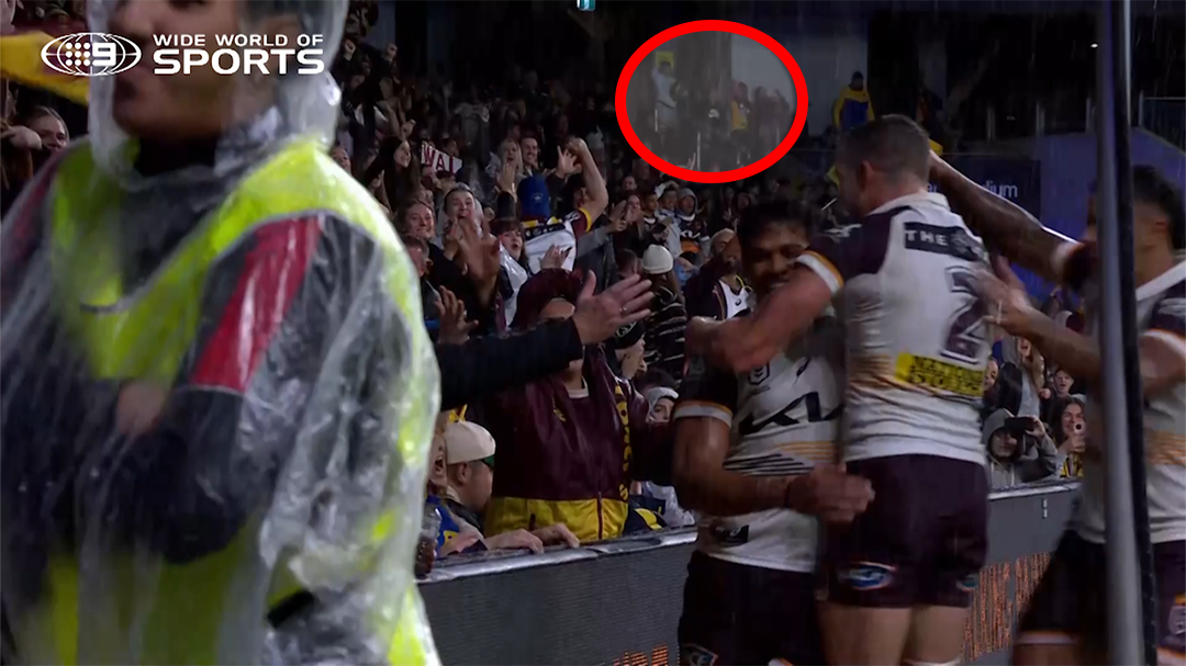 The NRL is investigating an incident where a spectator allegedly threw an object in the direction of touch judge Matt Noyen after a try was scored.