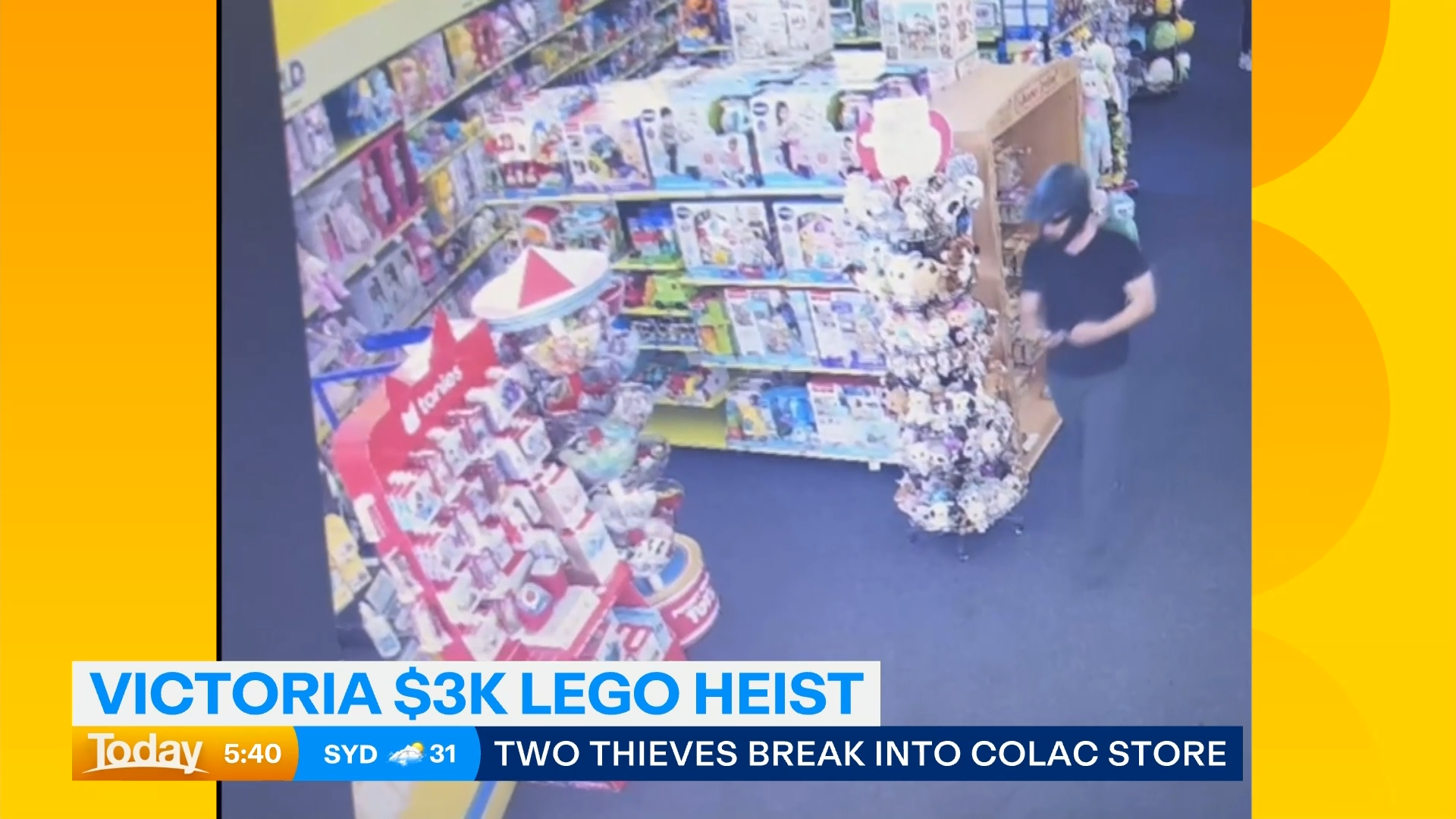 The men allegedly fled in a grey Audi.