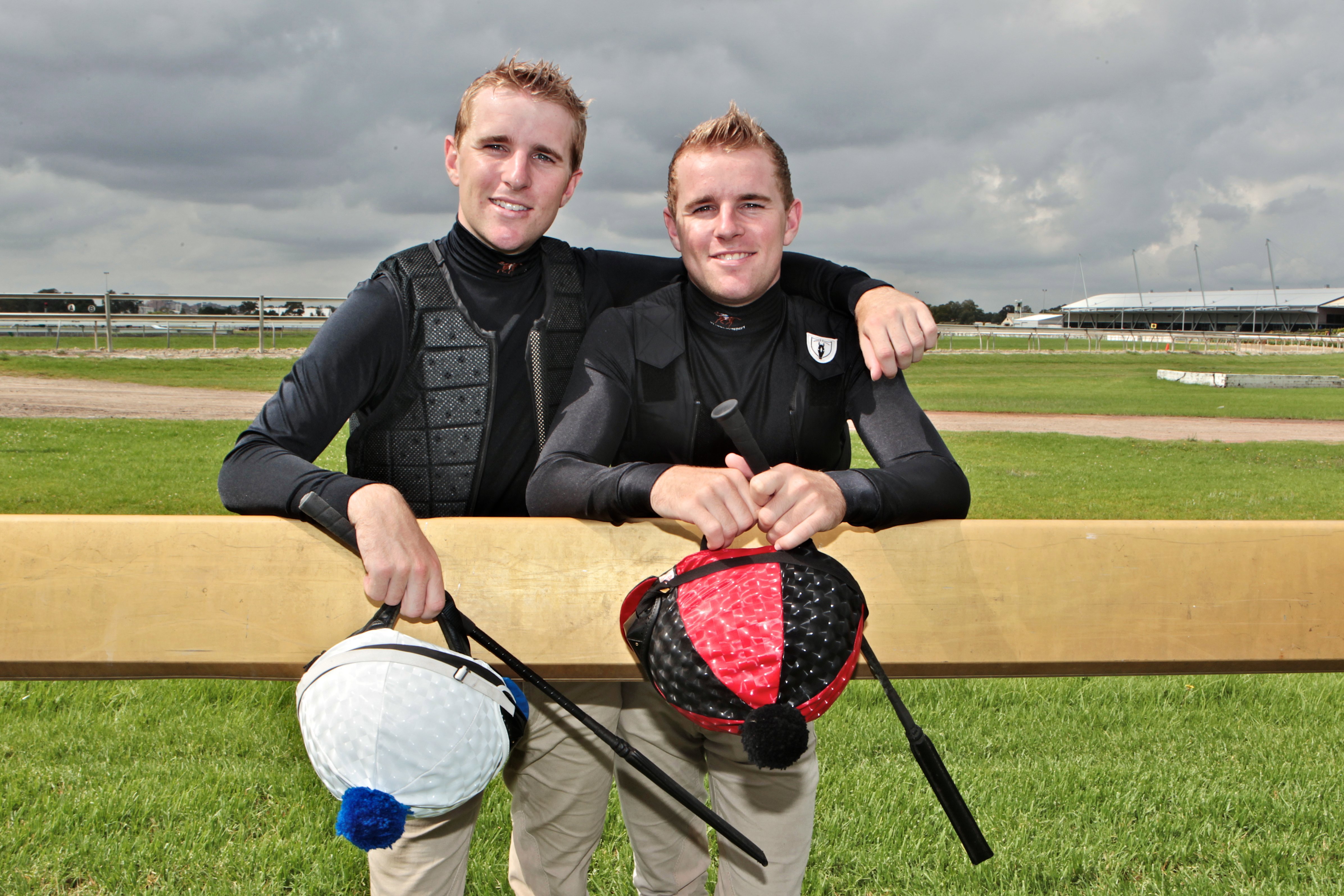 Twins Nathan Berry and Tommy Berry in 2012, before Nathan's tragic death.