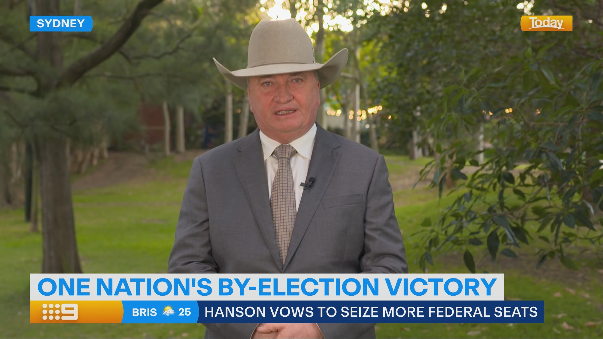 Barnaby Joyce claimed 
