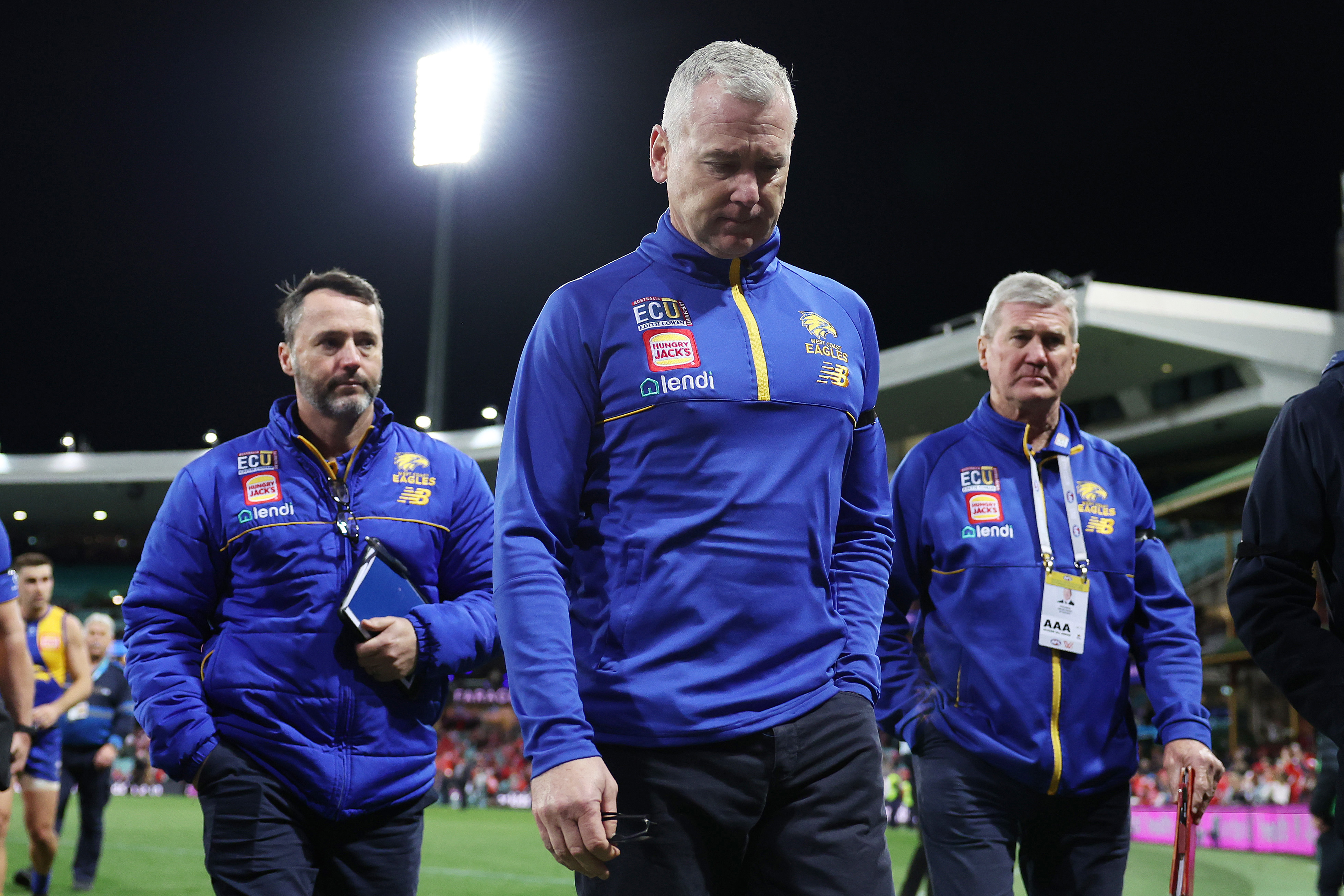 AFL news 2023: West Coast Eagles coach Adam Simpson facing potential sacking, says Caroline Wilson