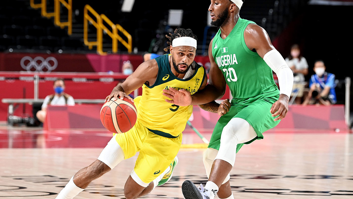 Boomers Defeat Nigeria Patty Mills Stars Australia Basketball Joe Ingles And Exum Add 11 Nba Cctv America