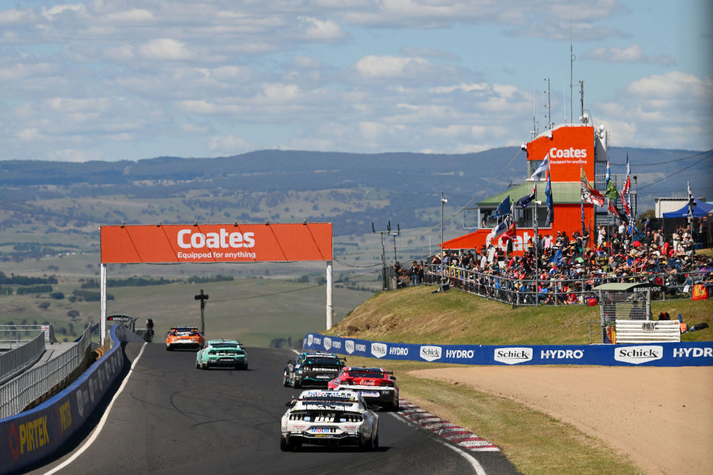 A general view of Skyline during the Bathurst 1000, part of the 2023 Supercars Championship Series at Mount Panorama on October 08, 2023 in Bathurst, Australia. (Photo by Morgan Hancock/Getty Images)
