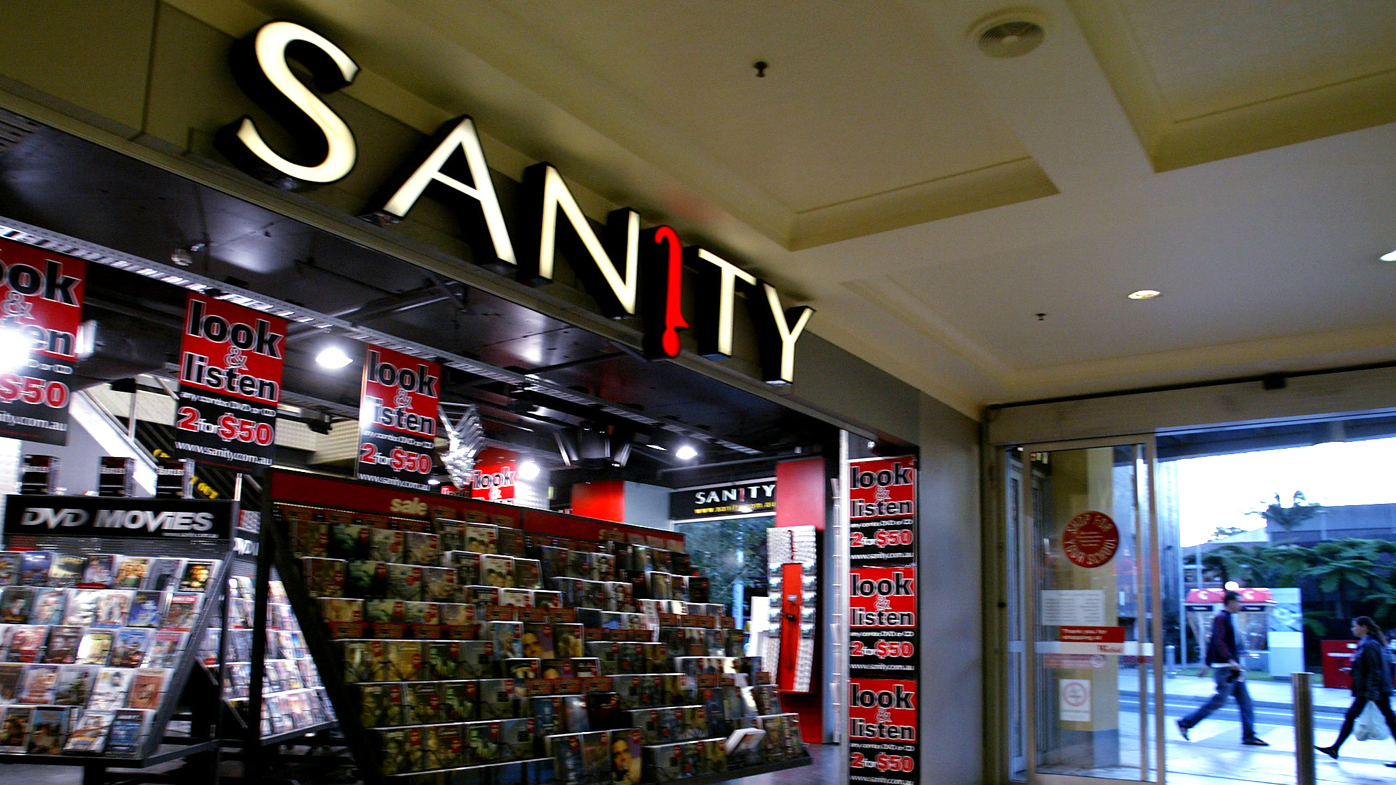 The Sanity music store in  Chatswood, Sydney, pictured in 2003.