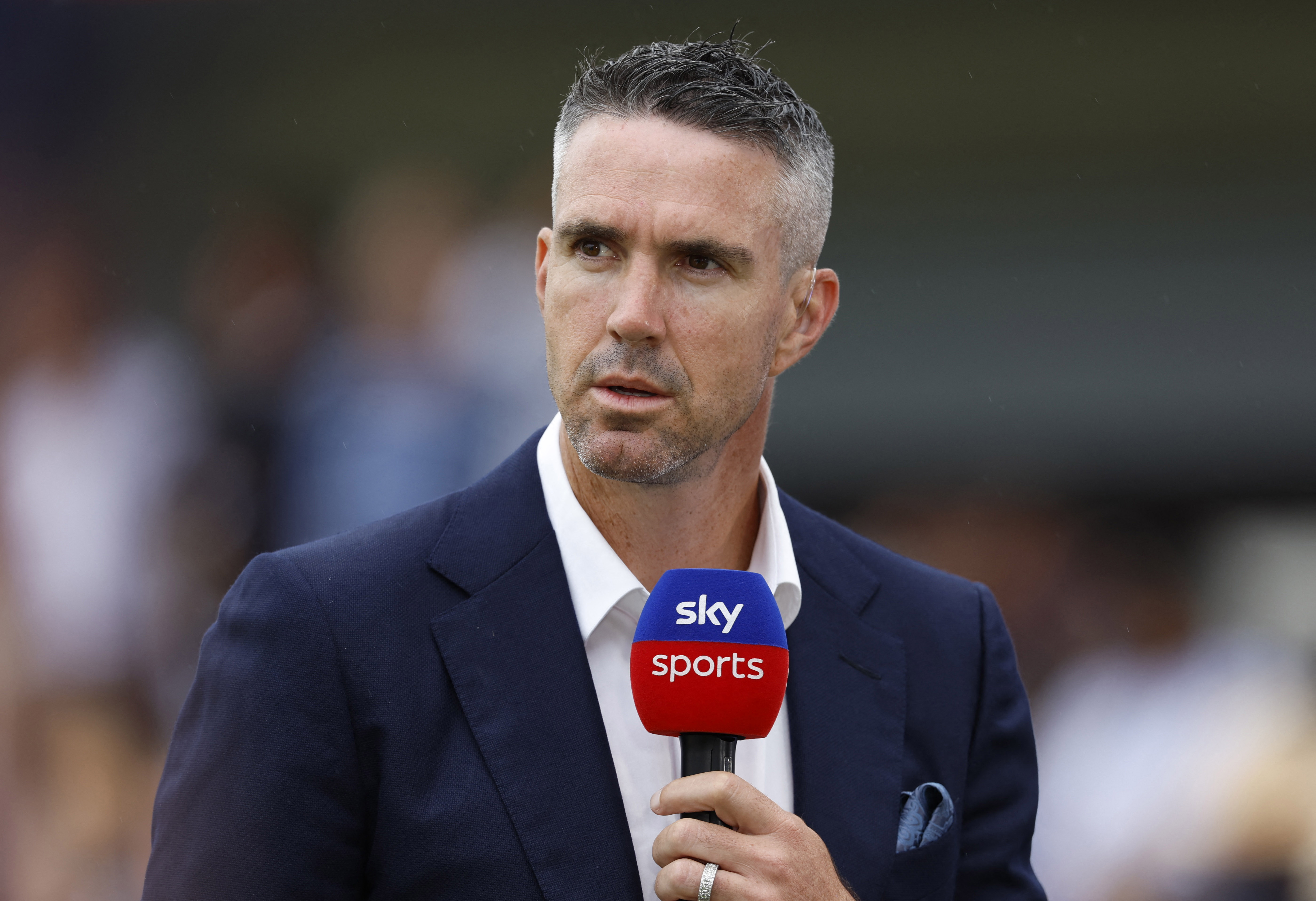 Former player and TV pundit Kevin Pietersen before the start of the second test at Lord's.