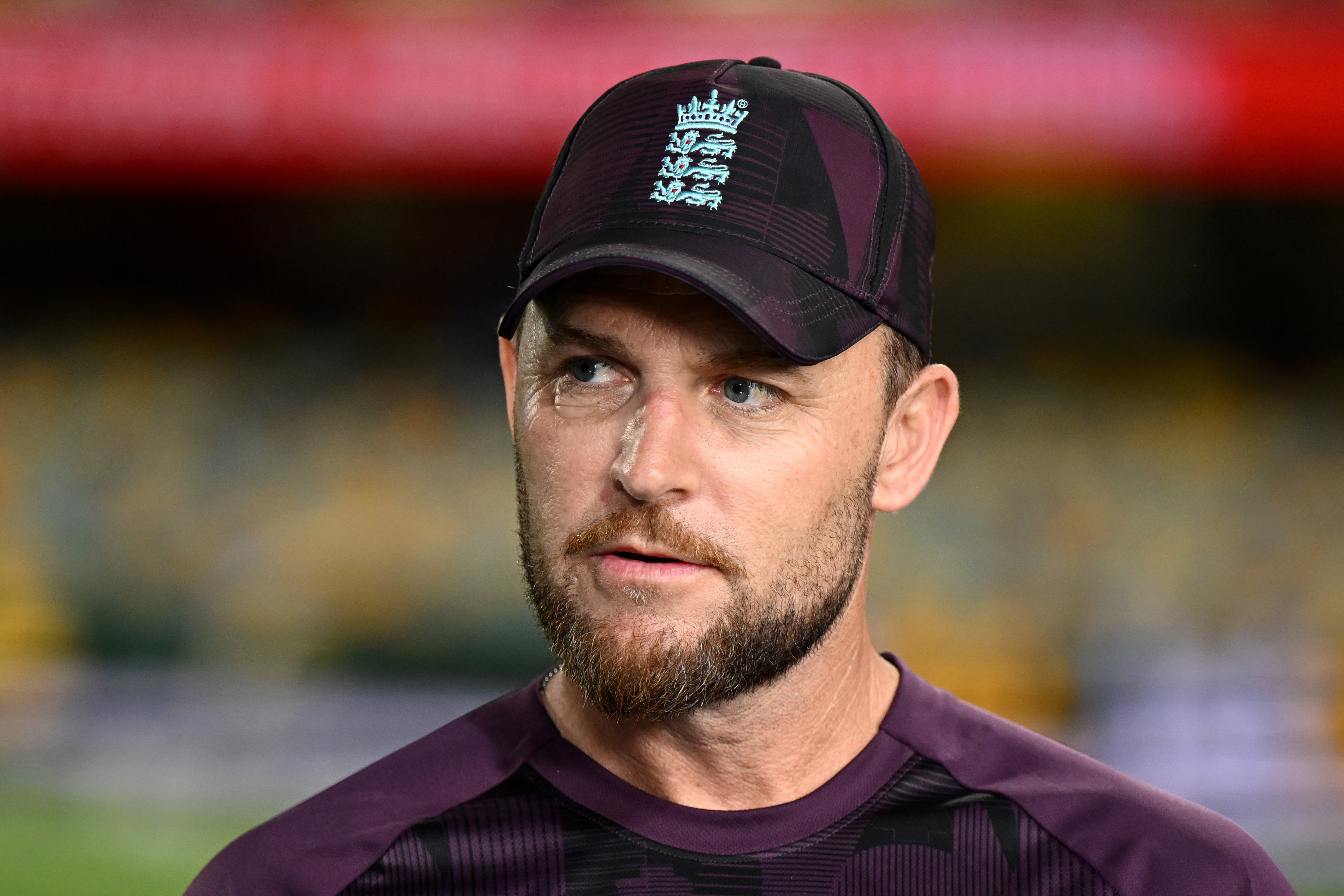 England coach Brendon McCullum.