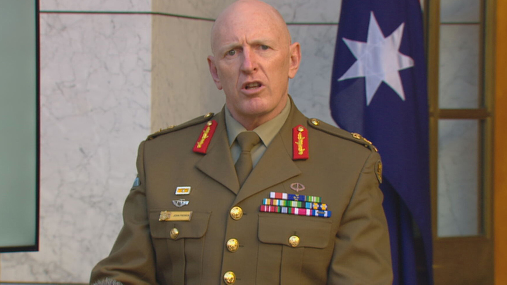 Vaccine rollout commander Lieutenant-General John Frewen said the "sense of momentum is very real" in the ongoing jab campaign.