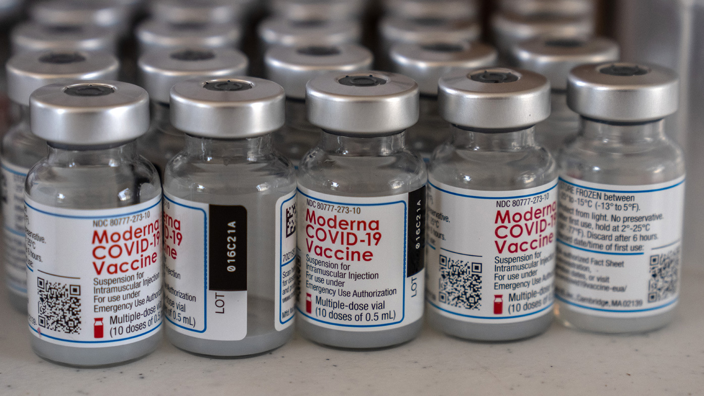 Australia has ordered 25 million doses of the Moderna vaccine, which are expected to be in the country by the middle of September.