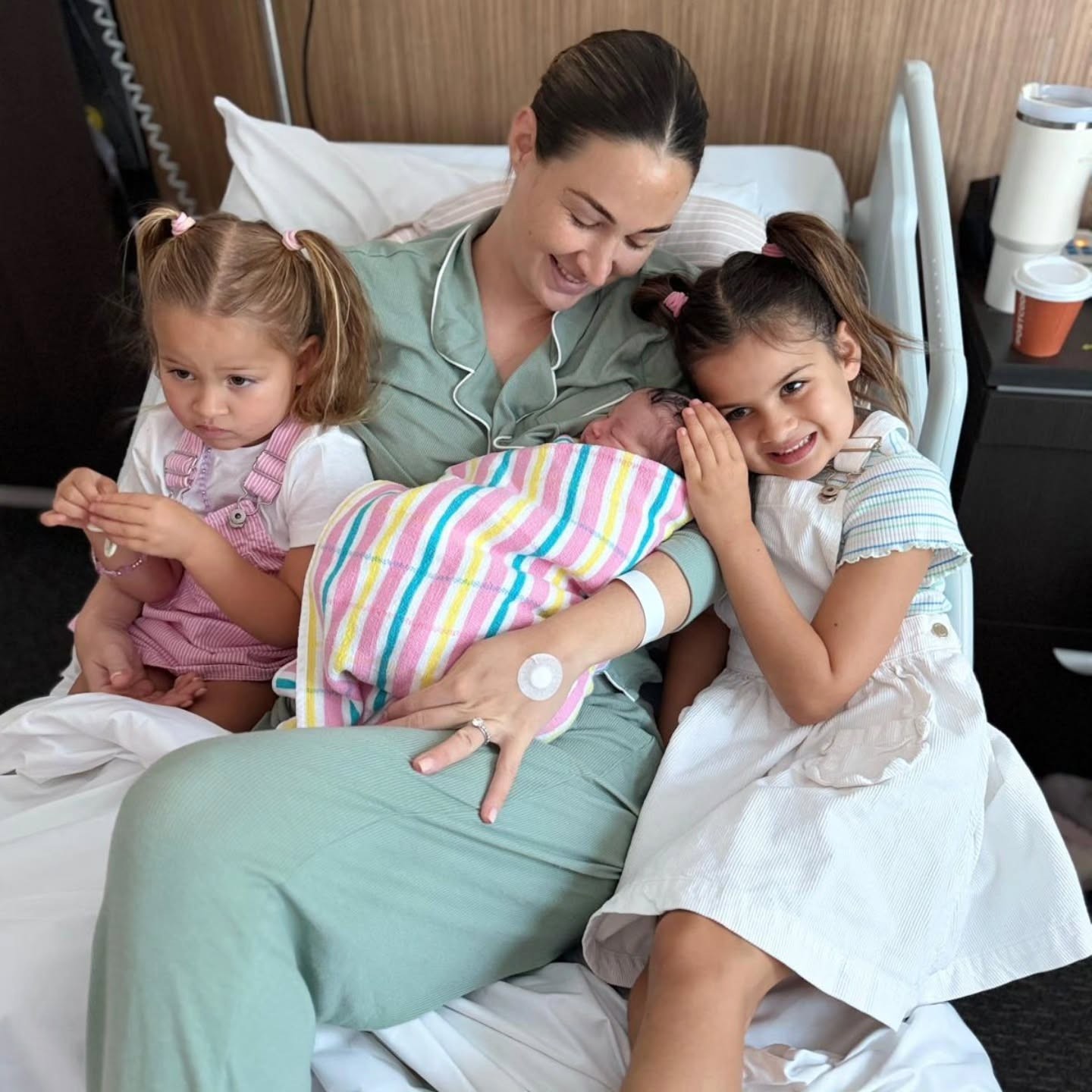 Rachel Khawaja and daughters Aisha, Ayla and Amira