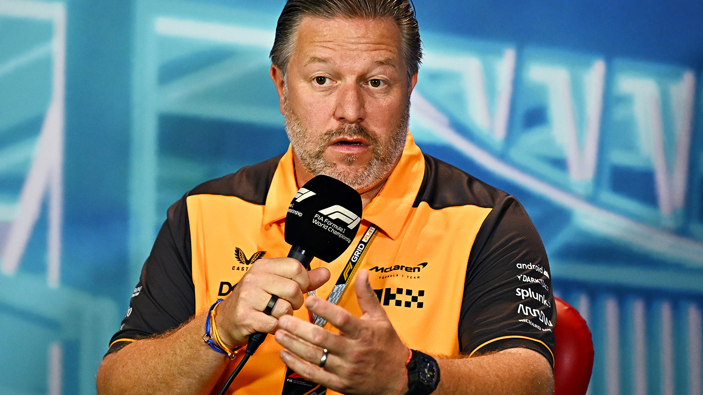 McLaren boss Zak Brown.