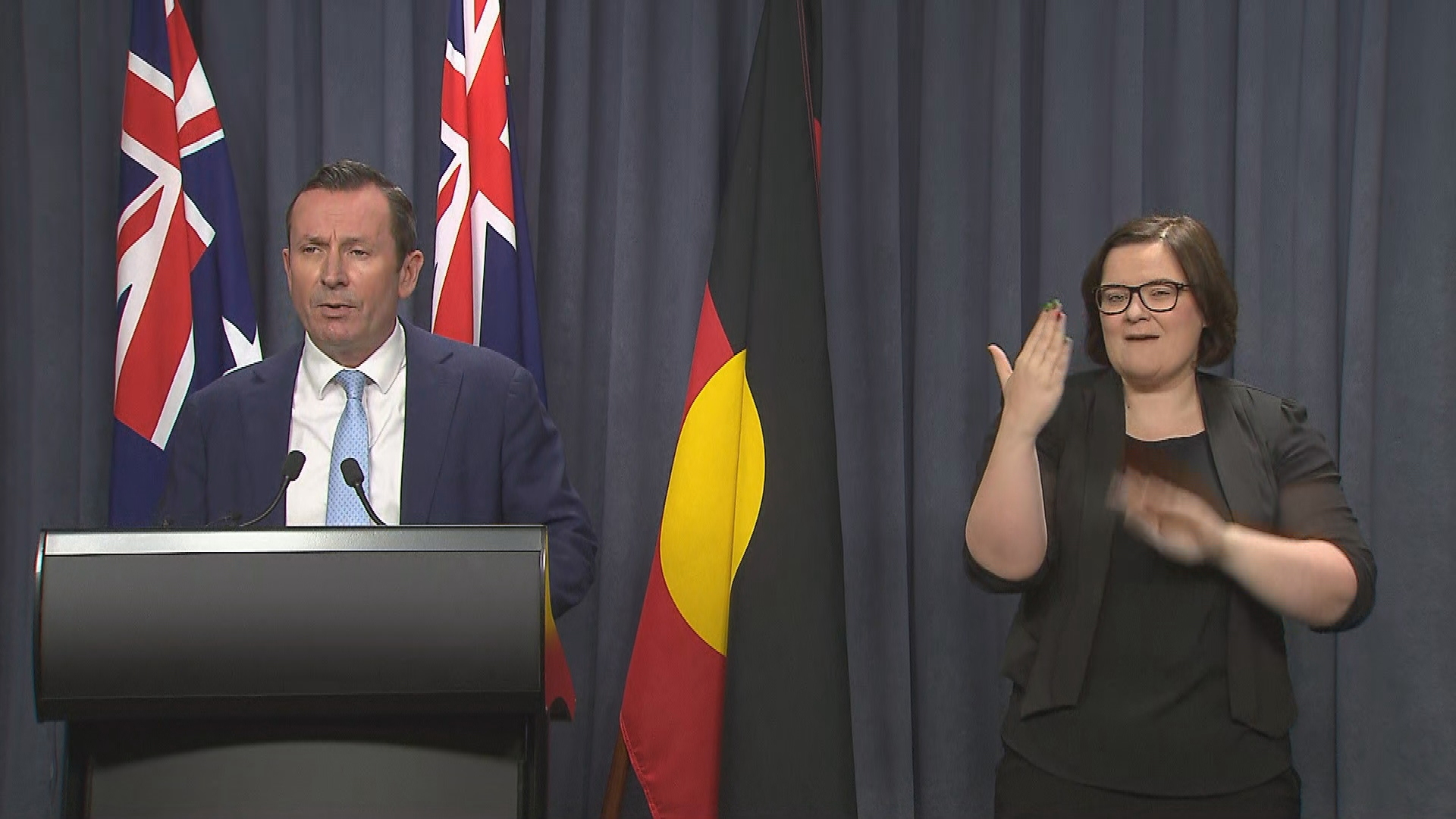 Western Australia Premier Mark McGowan announces new COVID-19 restrictions. 