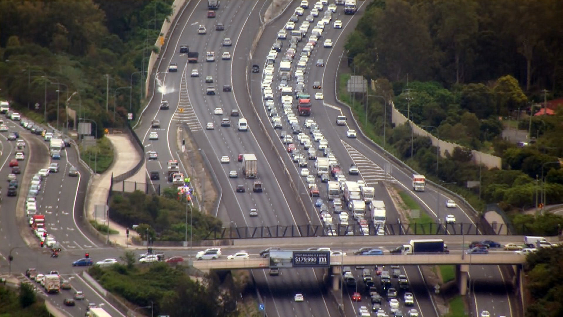 Public holiday traffic has hit Queensland
