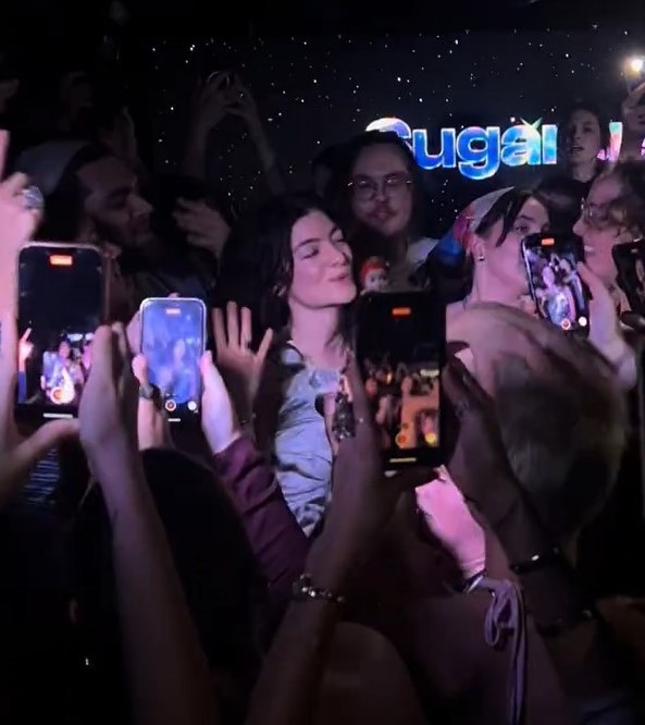 Lorde at a Sydney nightclub