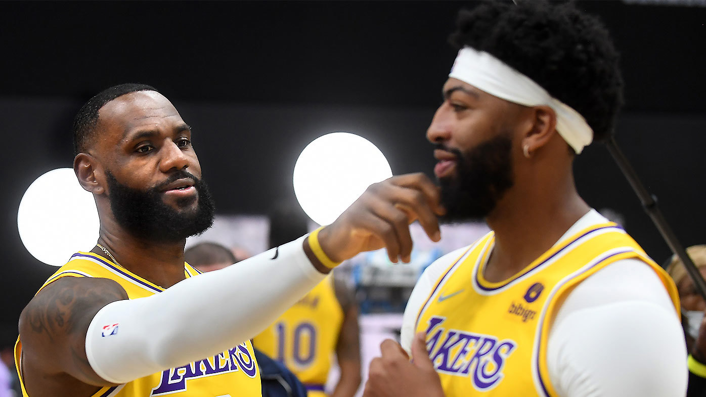 LeBron James and Anthony Davis
