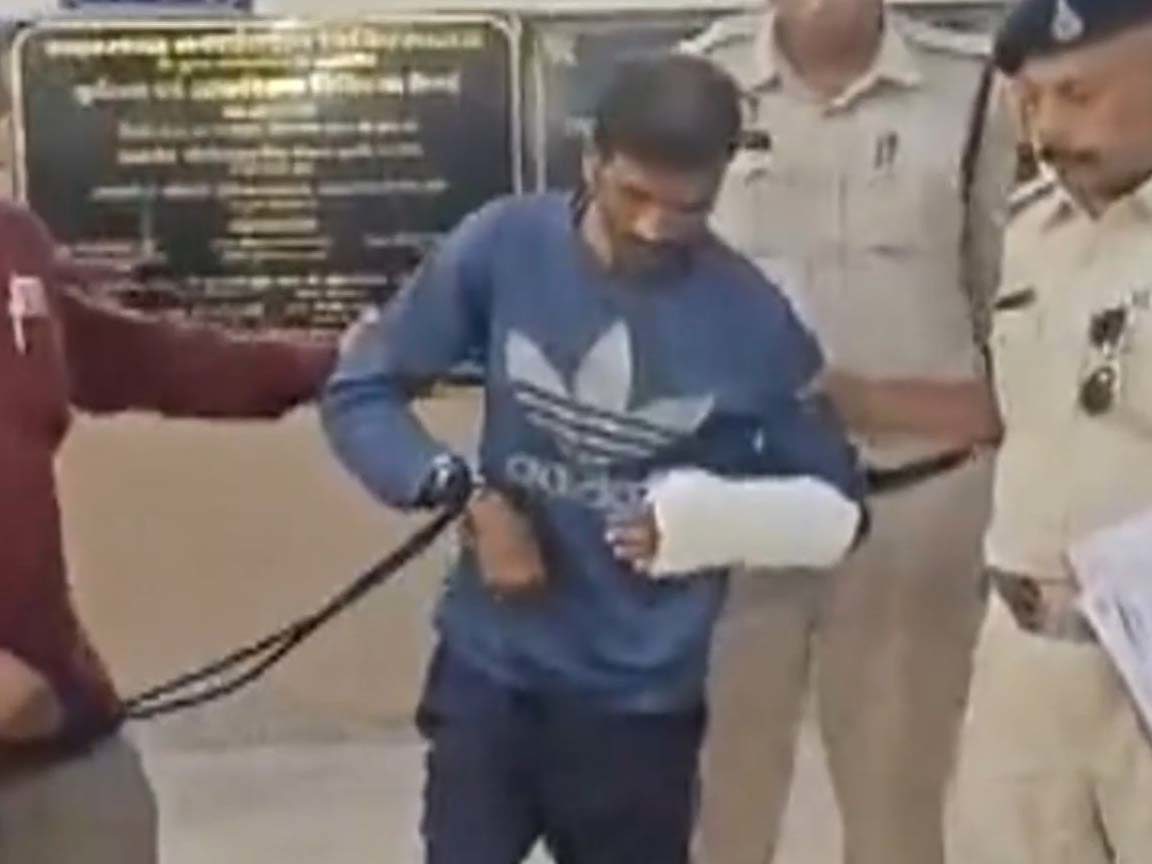 A man has been accused of harassing and inappropriately touching two players from the Australian women's cricket team in the Indian city of Indore.