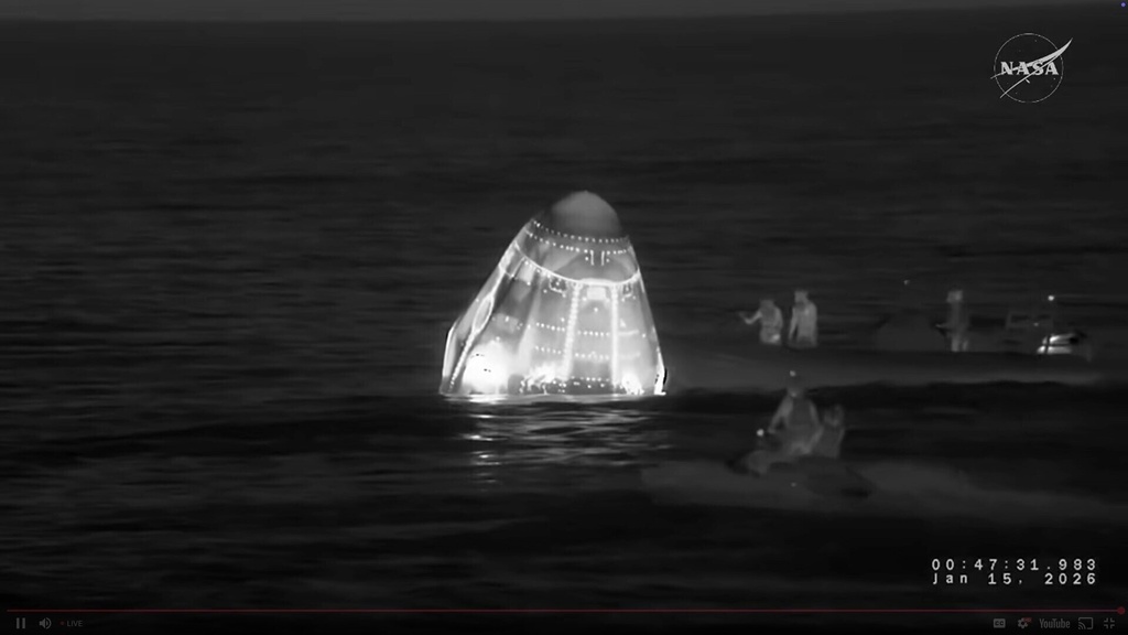NASA's SpaceX Crew-11 capsule