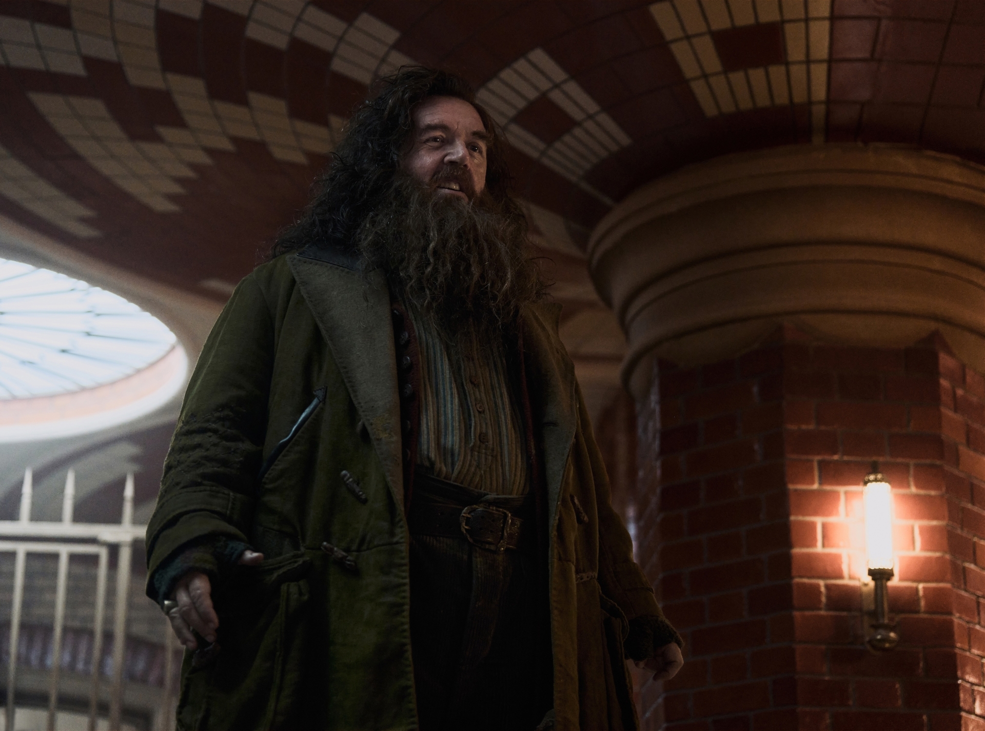HBO Original series Harry Potter and the Philosopher's Stone first look Nick Frost as Hagrid 