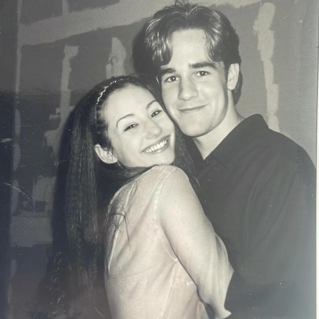 J﻿ames Van Der Beek with ex-wife Heather McComb