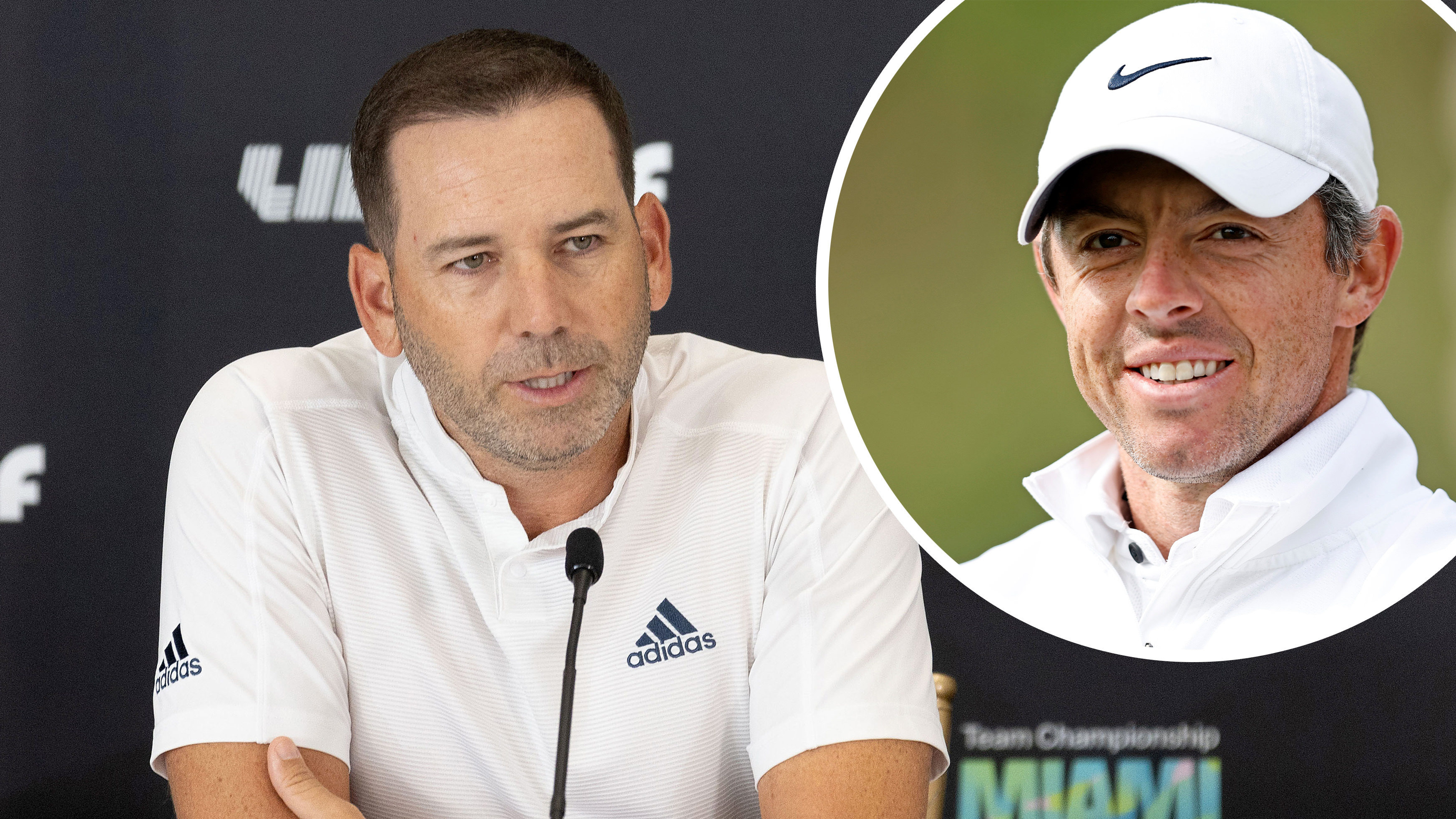 Sergio Garcia and Rory McIlroy