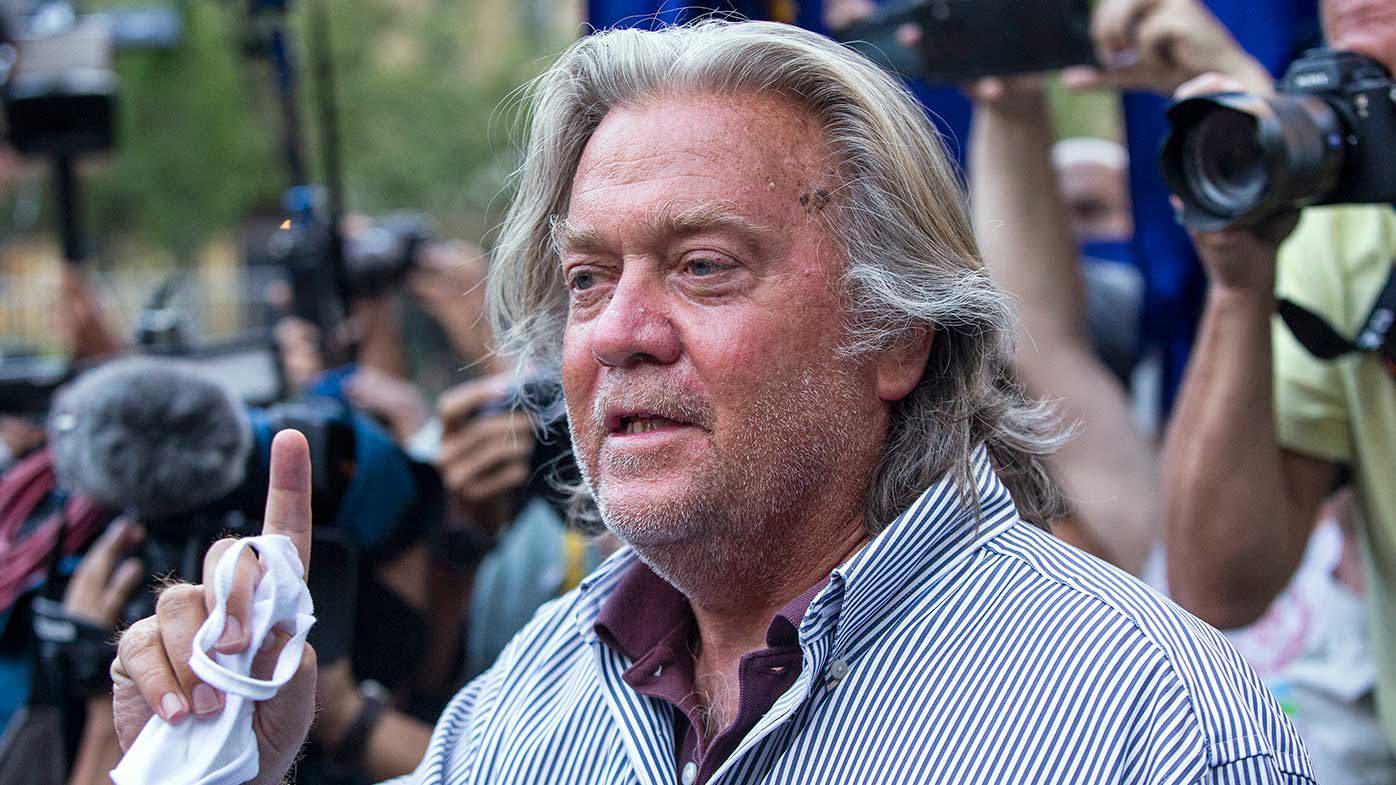 Steve Bannon served as the White House chief strategist during the first years of the Trump presidency.