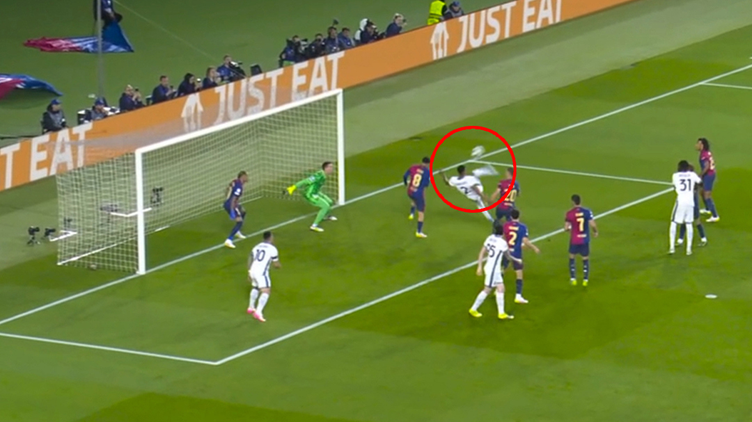 Barcelona are rocked by a Denzel Dumfries stunner in their Champions League semi-final.