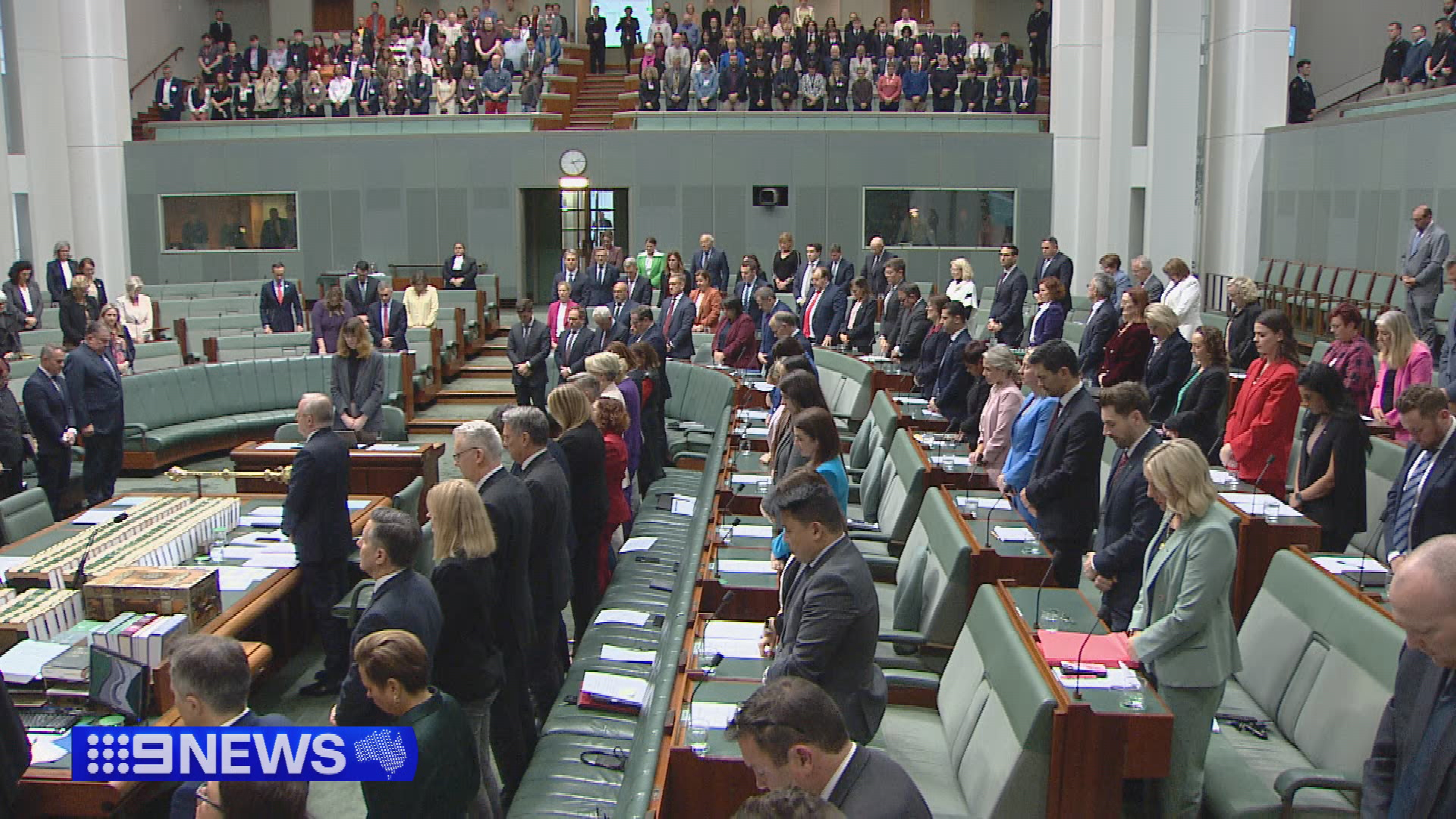 A minute's silence was observed in federal parliament in honour of Thompson and De Waart.