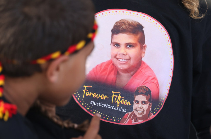 Cassius Turvey, a 15-year-old Noongar Yamatji boy, was allegedly chased down and attacked with a metal pole as he was walking with friends. 