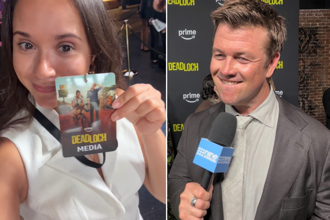 Rosie Scott and Luke Hemsworth at the Sydney Deadloch Season 2 premiere March 2026 