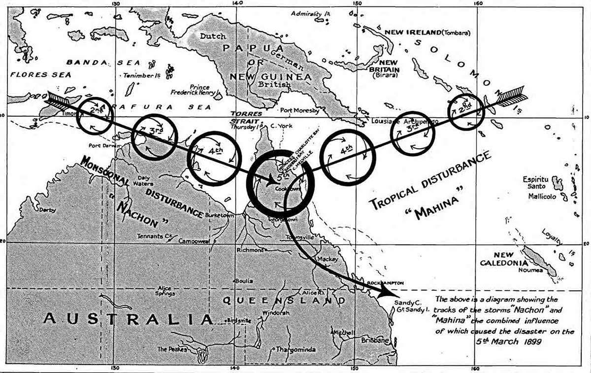 Mahina is the deadliest cyclone in Australia's history. 
