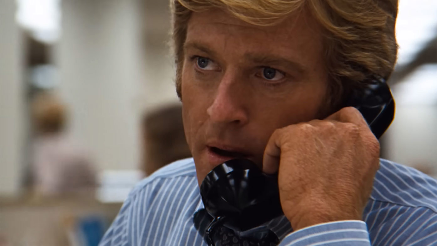 The most intense scene in All The President's Men was a single, slow close-up.