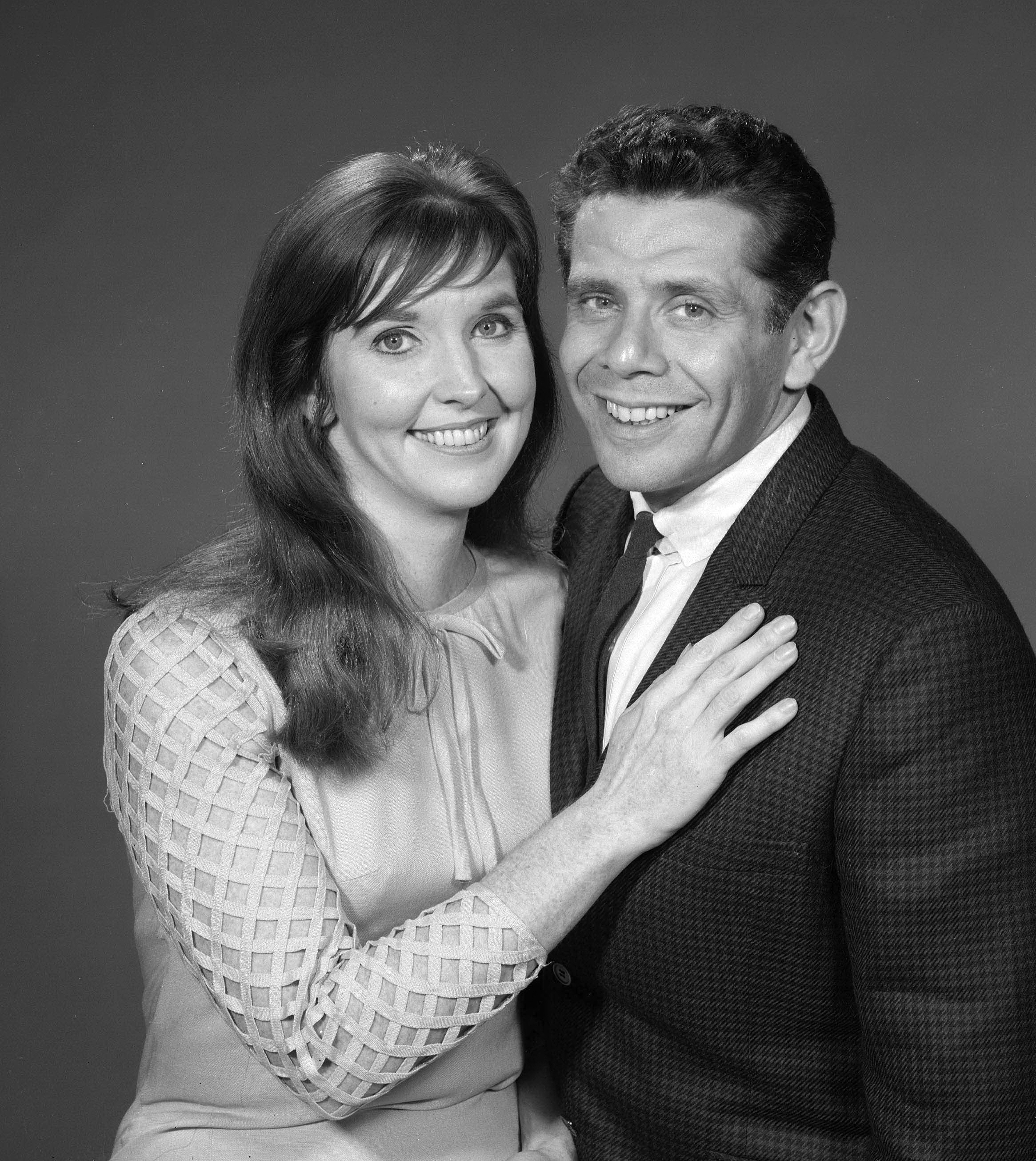 Anne Meara and Jerry Stiller on The Ed Sullivan Show on November 7, 1966.