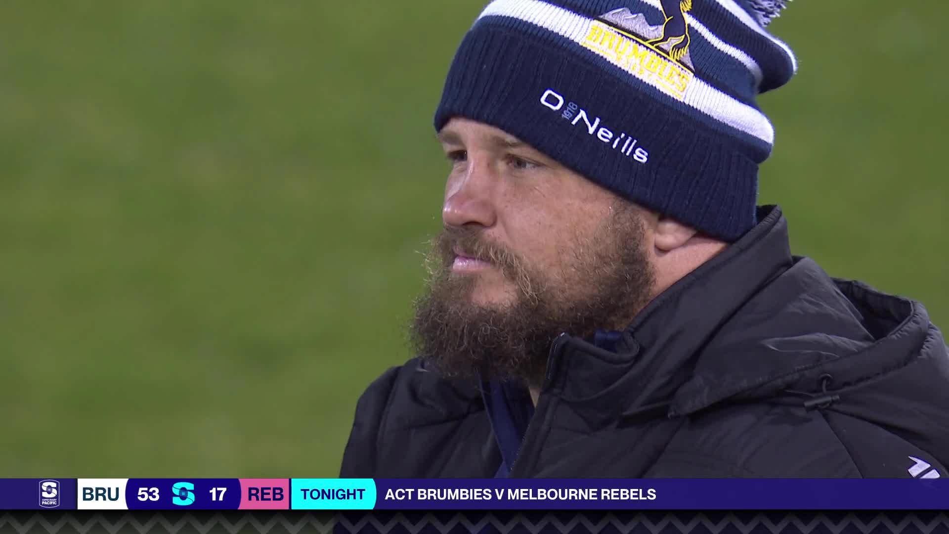 James Slipper tweaked his calf in the Brumbies win over the Rebels in Canberra.