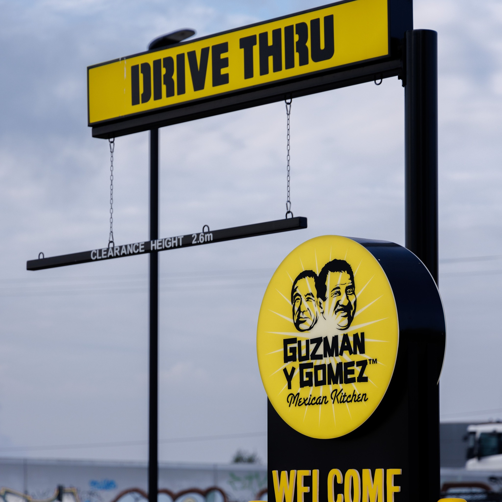 A Guzman y Gomez drive-through.