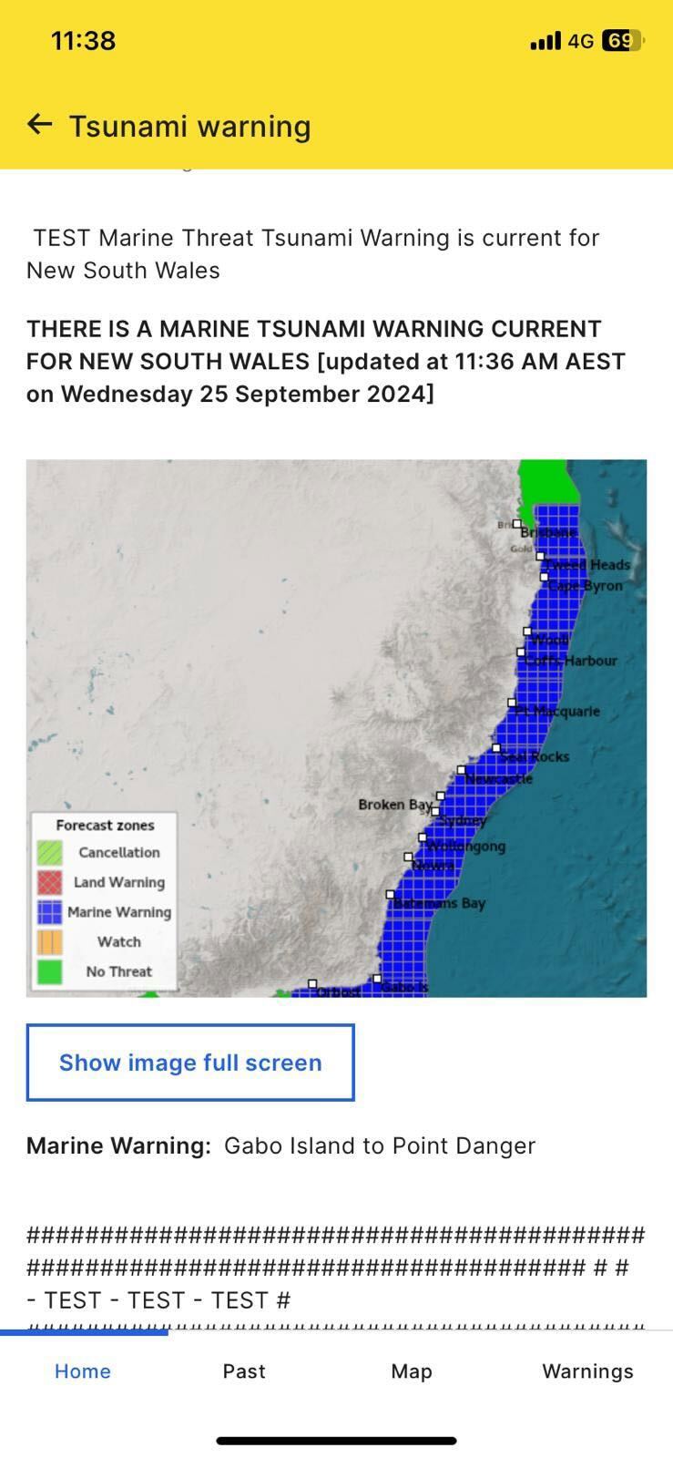 Bureau of Meterology accidentally sends tsunami warning