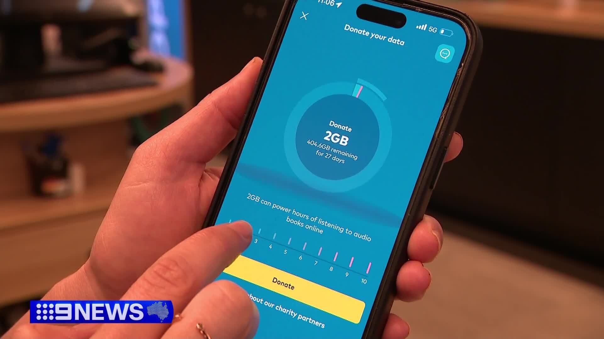 A major telecommunications company is allowing Australians to donate their unused data to help children in need bridge what some are calling the "newest frontier of poverty".﻿