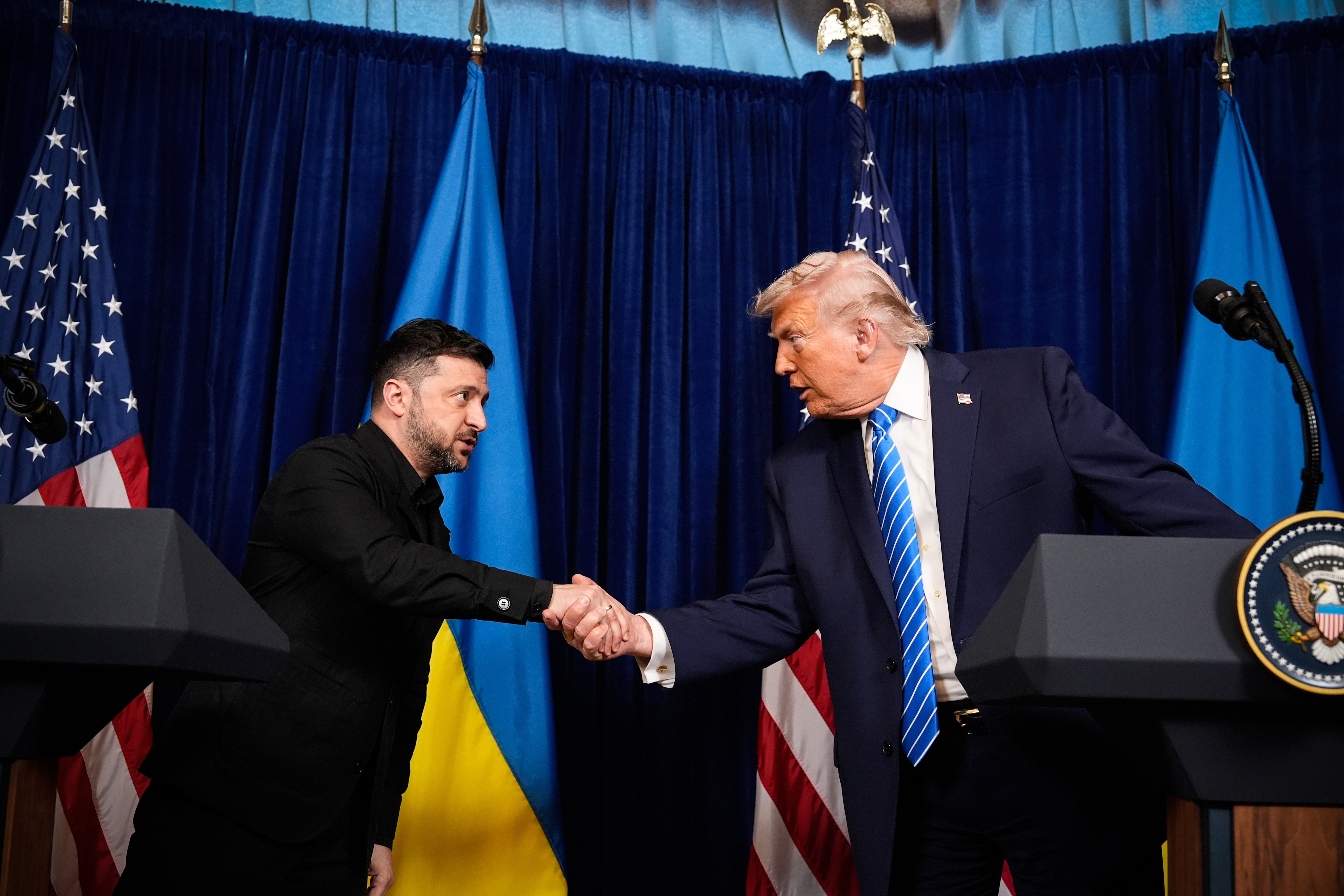 Peace proposal '90 per cent' agreed after Trump-Zelenskyy meeting