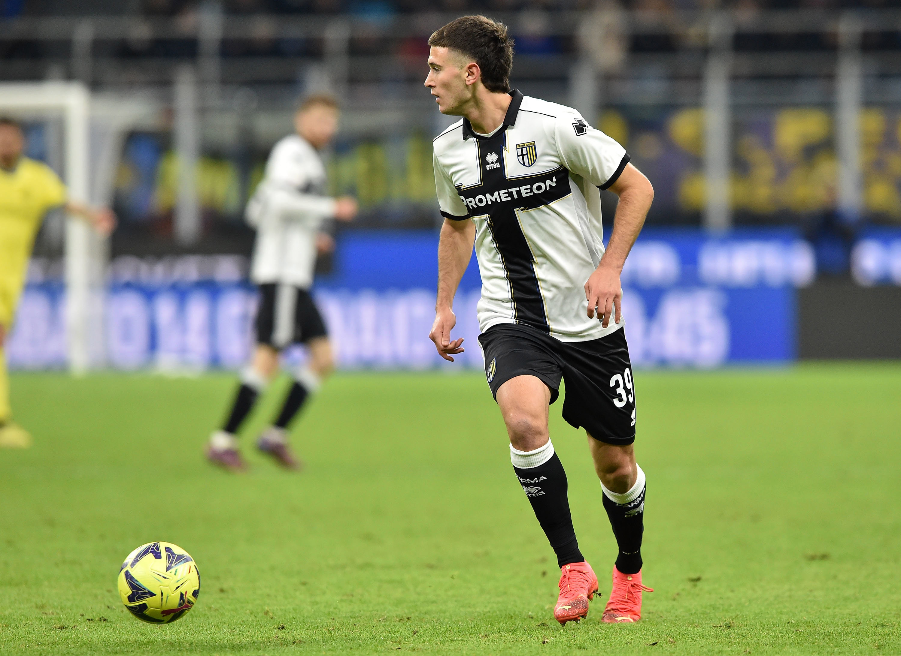 Alessandro Circati of Parma Calcio 1913 in action earlier this year.