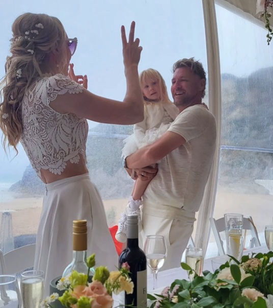 brian mcfadden marries for a third time partner Danielle Parkison daughter Ruby