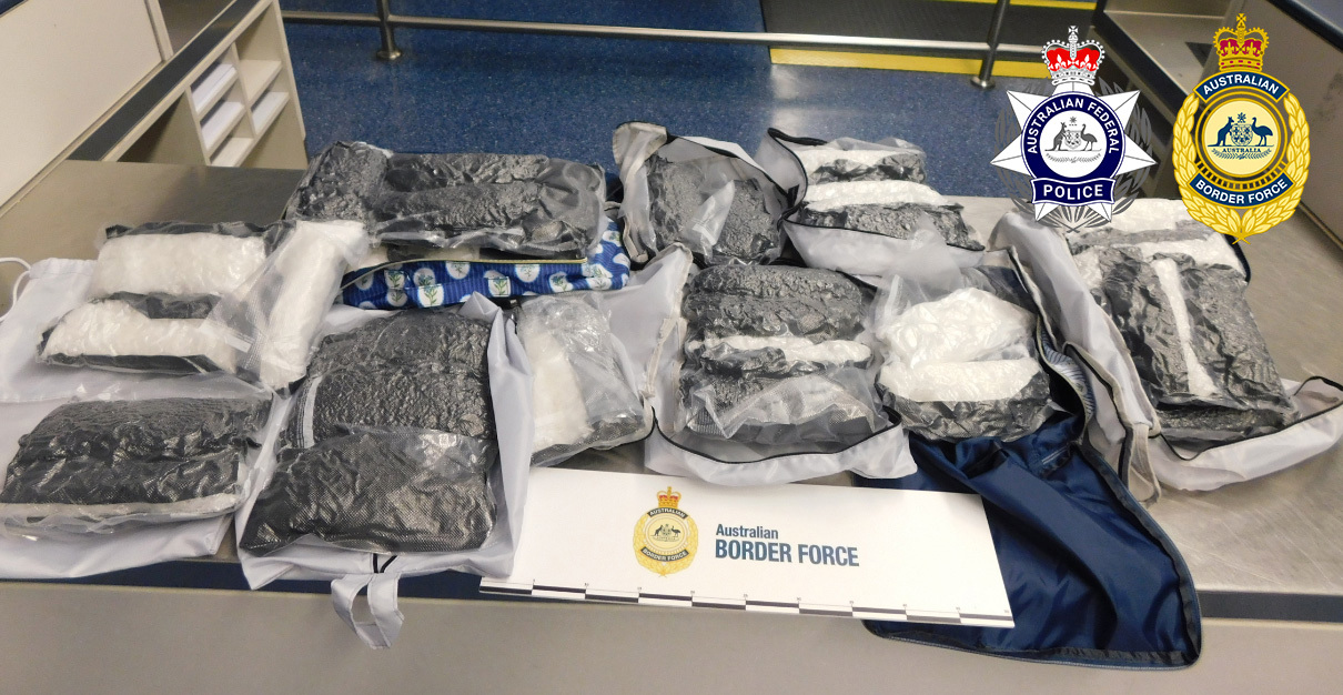 US national charged over 17kg of meth allegedly found inside lost luggage