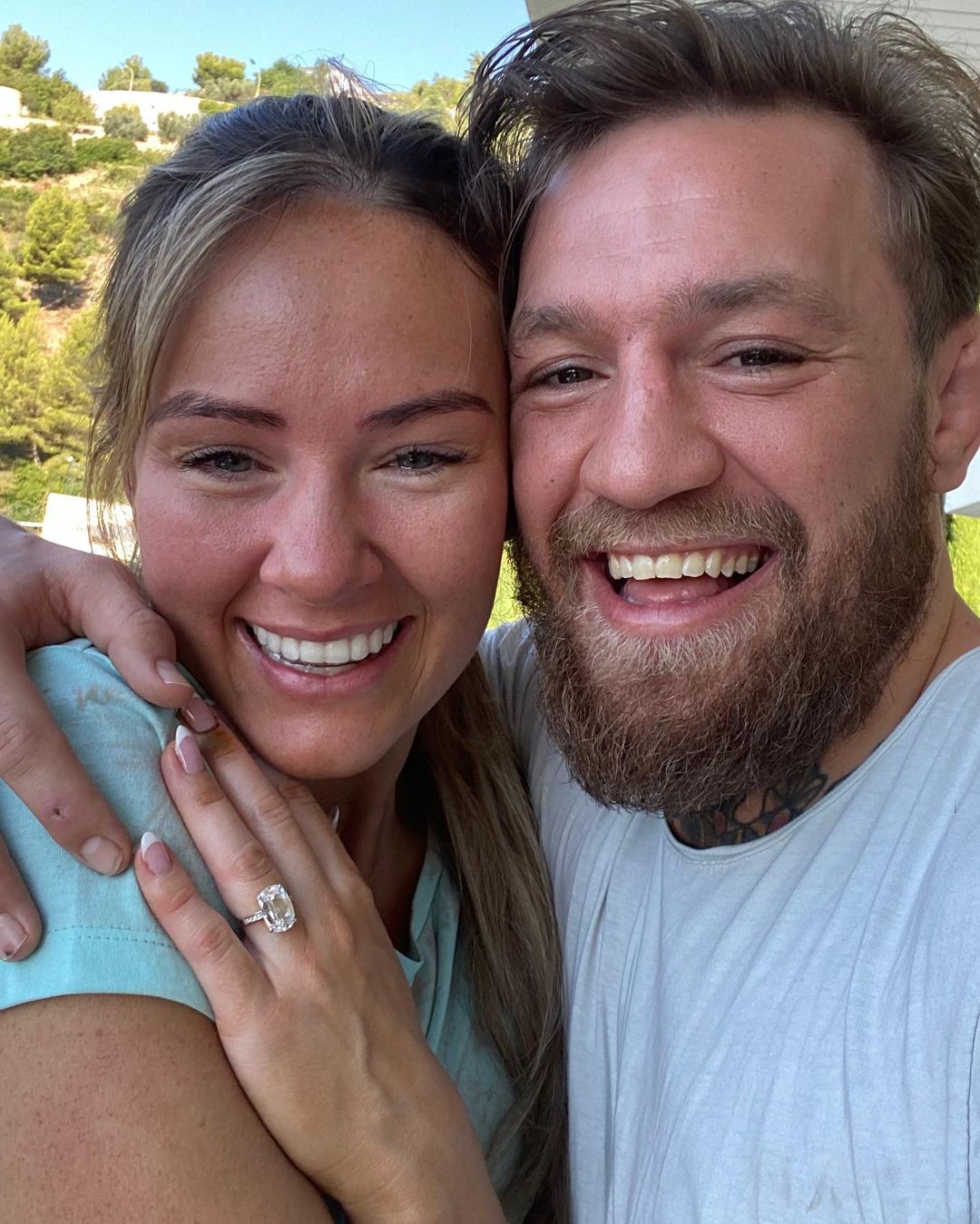 Conor McGregor and fiancée Dee Devlin baby boy ‘Family of 5
