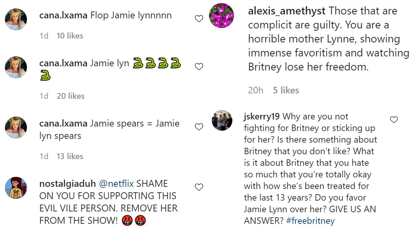 Jamie Lynn Spears turns off Instagram comments after ...